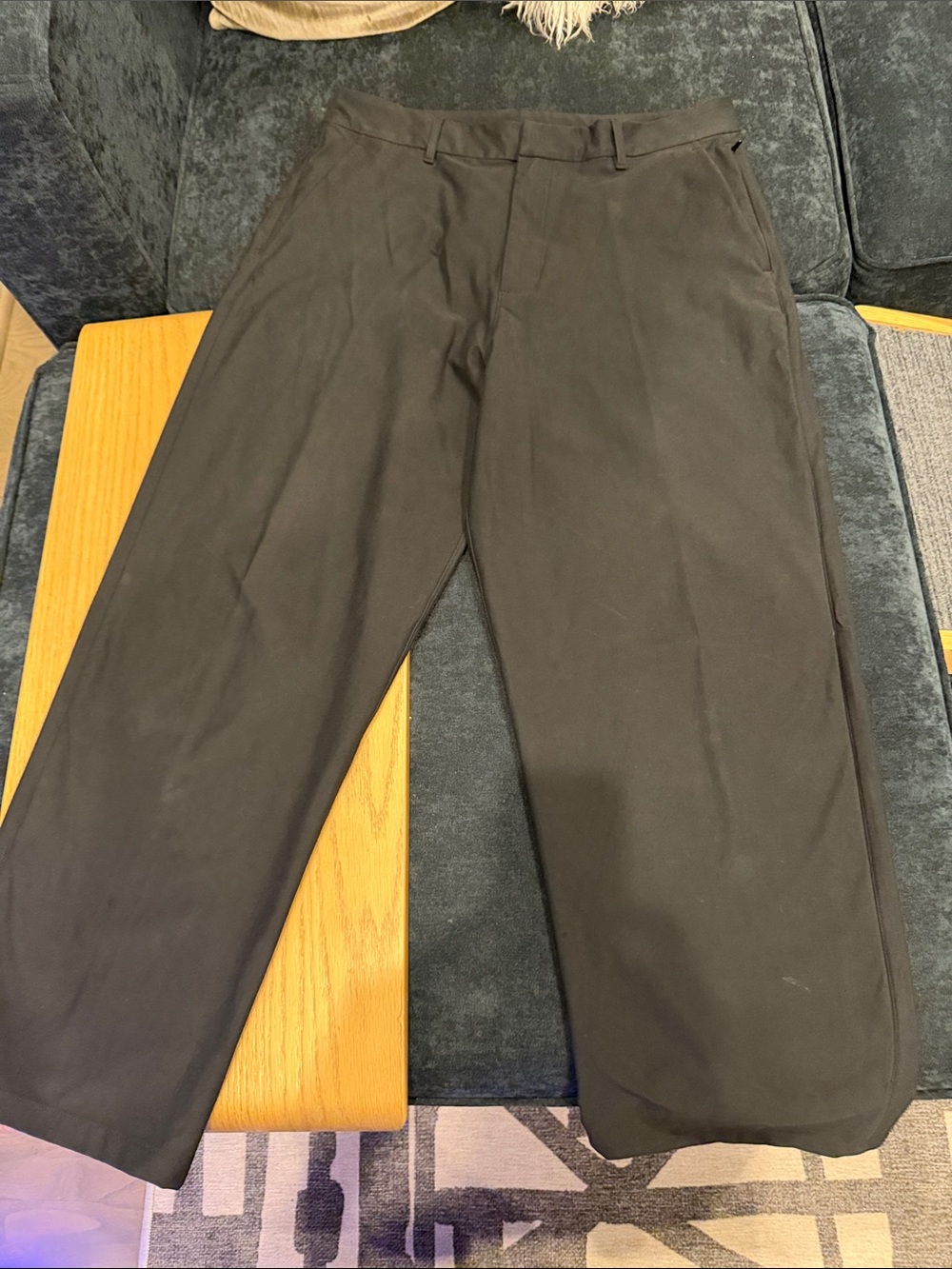 lululemon athletica Men's Black Chinos